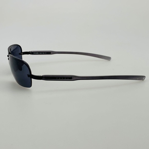 Prada Sunglasses mod. SPR 70A 7AB-1A1 Brown Rimless Made in Italy Vintage Y2K - Picture 4 of 11